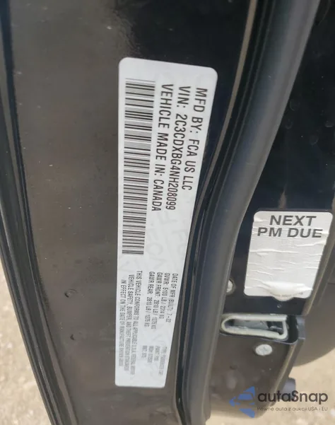 2022 Dodge Charger Sxt z USA, uszkodzony, nr VIN 2C3CDXBG4NH208099